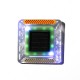 Solar Powered LED Outdoor Garden Ground Road Stud Light Traffic Path Deck Dock Step Warning Lamp