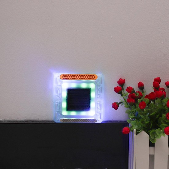 Solar Powered LED Outdoor Garden Ground Road Stud Light Traffic Path Deck Dock Step Warning Lamp Solar Powered LED Outdoor Garden Ground Road Stud Light Traffic Path Deck Dock Step Warning Lamp