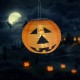 Solar Powered LED Pumpkin Night Light Lantern Hanging Lamp Halloween Decor