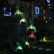 Solar Powered LED Wind Chime Light Color Changing Garden Lamp Outdoor Tree Decor