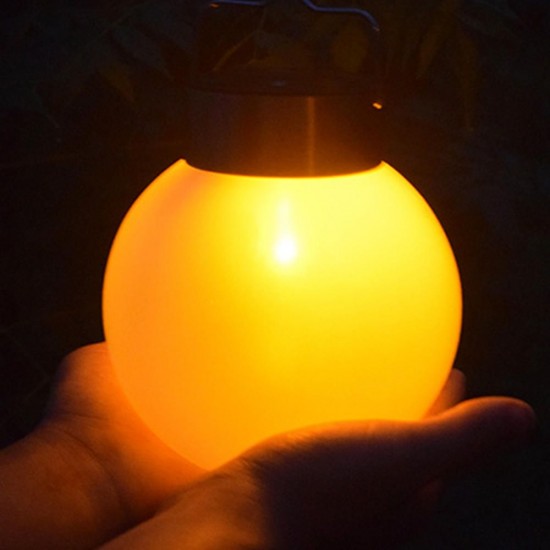 Solar Powered Light Control Waterproof Ball Shaped Flame Hanging Light for Garden Landscape Decor Solar Powered Light Control Waterproof Ball Shaped Flame Hanging Light for Garden Landscape Decor