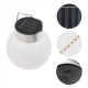 Solar Powered Light Control Waterproof Ball Shaped Flame Hanging Light for Garden Landscape Decor