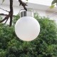 Solar Powered Light Control Waterproof Ball Shaped Flame Hanging Light for Garden Landscape Decor