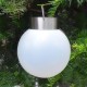 Solar Powered Light Control Waterproof Ball Shaped Flame Hanging Light for Garden Landscape Decor