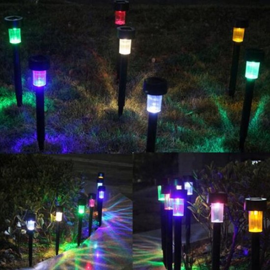 Solar Powered Plastic LED Lawn Light Waterproof Outdoor Garden Landscape Yard Path Lamp Solar Powered Plastic LED Lawn Light Waterproof Outdoor Garden Landscape Yard Path Lamp