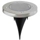 Solar Powered RGB LED Ground Buried Light Color Changing Waterproof for Outdoor Garden Path Decor
