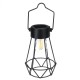Solar Powered Retro Vintage Hanging Metal Cage Light Outdoor Garden Lantern With Bulb Solar Powered Retro Vintage Hanging Metal Cage Light Outdoor Garden Lantern With Bulb