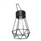 Solar Powered Retro Vintage Hanging Metal Cage Light Outdoor Garden Lantern With Bulb Solar Powered Retro Vintage Hanging Metal Cage Light Outdoor Garden Lantern With Bulb