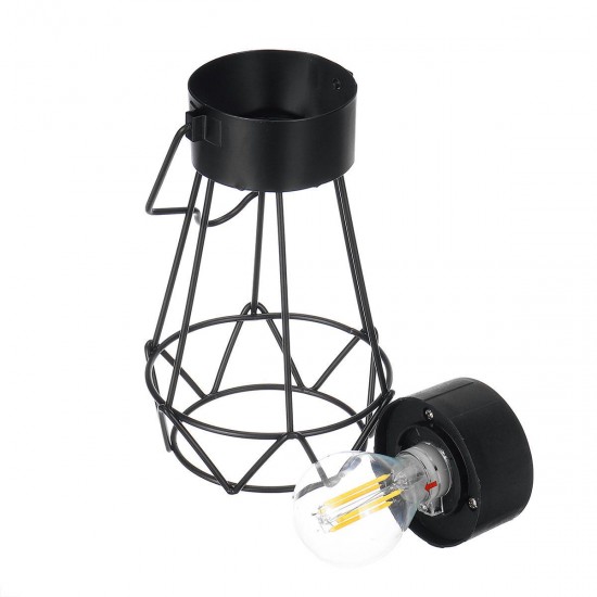 Solar Powered Retro Vintage Hanging Metal Cage Light Outdoor Garden Lantern With Bulb Solar Powered Retro Vintage Hanging Metal Cage Light Outdoor Garden Lantern With Bulb
