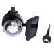 Solar Powered Rotating LED Projection Light Colorful Garden Lawn Lamp Waterproof Outdoor Lighting