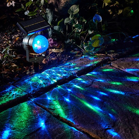 Solar Powered Rotating LED Projection Light Colorful Garden Lawn Lamp Waterproof Outdoor Lighting Solar Powered Rotating LED Projection Light Colorful Garden Lawn Lamp Waterproof Outdoor Lighting