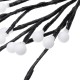Solar Powered Round Ball Tree Branch Outdoor Waterproof LED String Holiday Light for Patio Decor