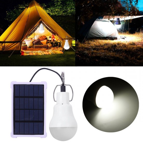 Solar Powered Shed Light Bulb LED Portable Hang Up Lamp Hooking Outdoor Camping Solar Powered Shed Light Bulb LED Portable Hang Up Lamp Hooking Outdoor Camping