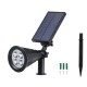 Solar Powered Spot 7 Color Adjustable LED Spotlight IP65 Outdoor Security Lawn Light Split Lamp