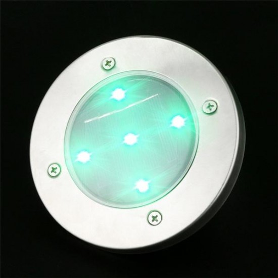 Solar Powered Stainless 5 LED Ground Buried Light Waterproof for Outdoor Garden Path Decor Solar Powered Stainless 5 LED Ground Buried Light Waterproof for Outdoor Garden Path Decor