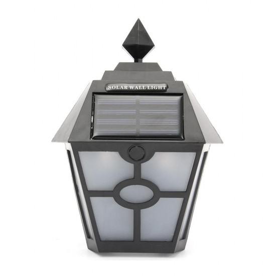 Solar Powered Wall Light Mount LED Landscape Fence Yard Garden Path Lamp Outdoor Solar Powered Wall Light Mount LED Landscape Fence Yard Garden Path Lamp Outdoor