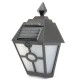 Solar Powered Wall Light Mount LED Landscape Fence Yard Garden Path Lamp Outdoor