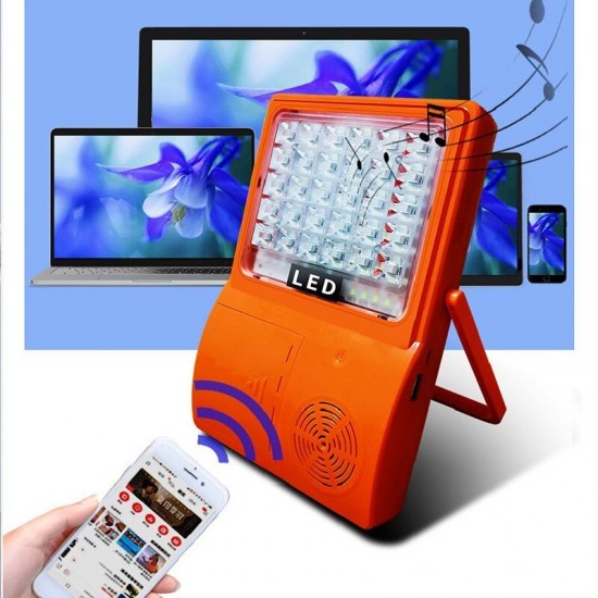 Solar Powered bluetooth Music LED Tent Lamp Outdoor USB Portable Camping Emergency Light Solar Powered bluetooth Music LED Tent Lamp Outdoor USB Portable Camping Emergency Light