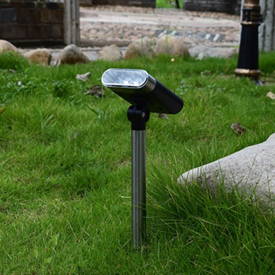 Solar Spotlight Adjustable Lawn Lamp Landscape Courtyard Outdoor Garden Light