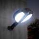 Solar Street Light Powered 70 LED PIR Motion Sensor Waterproof Street Security Light Remote Control Wall Lamp for Outdoor Garden 3 Modes