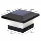 LED Solar Power Garden Light Square Post Lights IP65 Waterproof Column Light for Outdoor Garden Courtyard Porch Wall Lamp