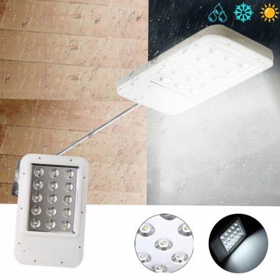 Ultrathin Solar Power 15 LED Light-controlled Wall Street Light Waterproof Outdoor Garden Lamp