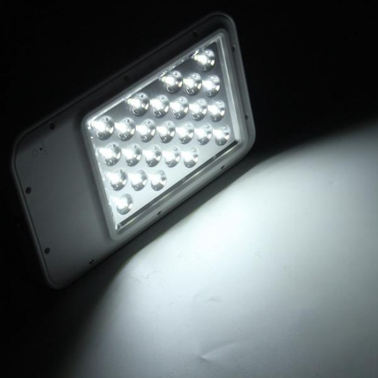 Ultrathin Solar Power 25 LED Light-controlled Wall Street Light Waterproof Outdoor Garden Lamp
