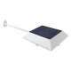 Waterproof 10 LED Outdoor Solar Powered PIR Motion Sensor Security Wall Light Mounting Pole Fit Home