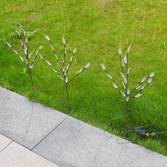 Waterproof Colorful Branch Tree Leaf Garden Lawn LED Solar Light Outdoor Landscape Lamp Waterproof Colorful Branch Tree Leaf Garden Lawn LED Solar Light Outdoor Landscape Lamp