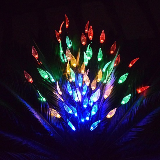 Waterproof Colorful Branch Tree Leaf Garden Lawn LED Solar Light Outdoor Landscape Lamp Waterproof Colorful Branch Tree Leaf Garden Lawn LED Solar Light Outdoor Landscape Lamp