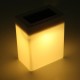 Waterproof LED Solar Light Fence Wall Lamp Outdoor Garden Landscape Light White/Warm White