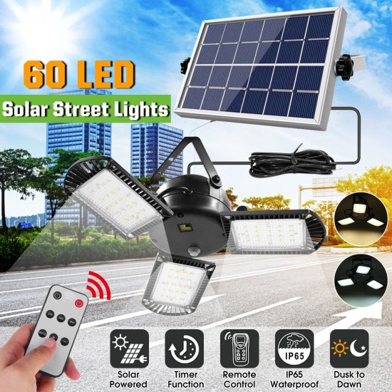 Waterproof LED Solar Street Light Outdoor Three Blades Garage Courtyard Garden Lamp Waterproof LED Solar Street Light Outdoor Three Blades Garage Courtyard Garden Lamp