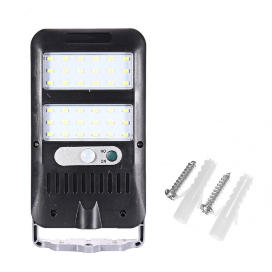 Waterproof Solar Street COB LED Light PIR Motion Sensor Induction Wall Road Lamp