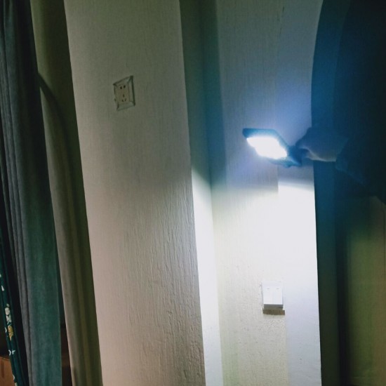 Waterproof Solar Street COB LED Light PIR Motion Sensor Induction Wall Road Lamp