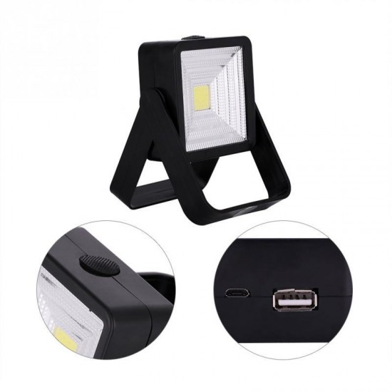 SP3 Solar USB Charging Camping Tent Work Light Outdoor Portable Spotlight High Lumens COB Flas