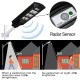 106/261/324 LED Solar Street Light Induction PIR Motion Sensor Garden Wall Lamp