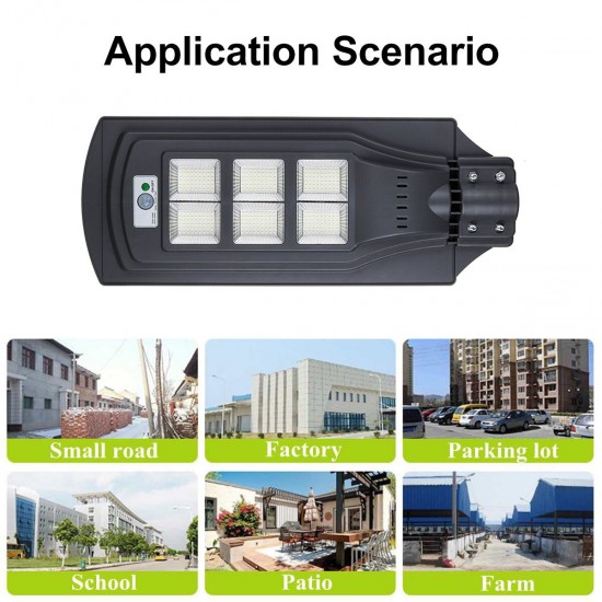 106/261/324 LED Solar Street Light Induction PIR Motion Sensor Garden Wall Lamp