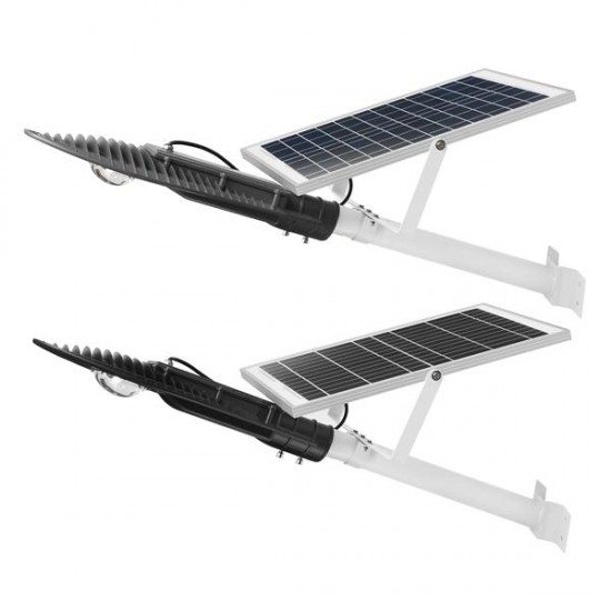 10W Solar Power Light-controlled Sensor LED Street Light Lamp With Pole Waterproof for Outdoor Road