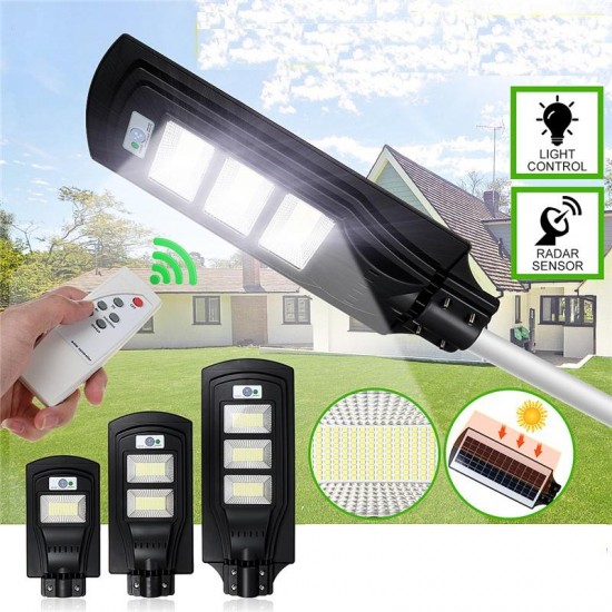 150/300/450LED Solar Street Light PIR Motion Sensor Outdoor Garden Road Wall Lamp