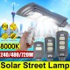 150/300/450LED Street Light Solar Lamp Radar Motion Sensor Timing Control+Light Control Garden Yard Lighting with Remote Control