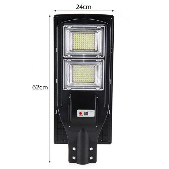 150W 160 SMD5730 LED Solar Street Light Radar Senser Outdoor Garden Wall Timer Lamp with Remote Controller