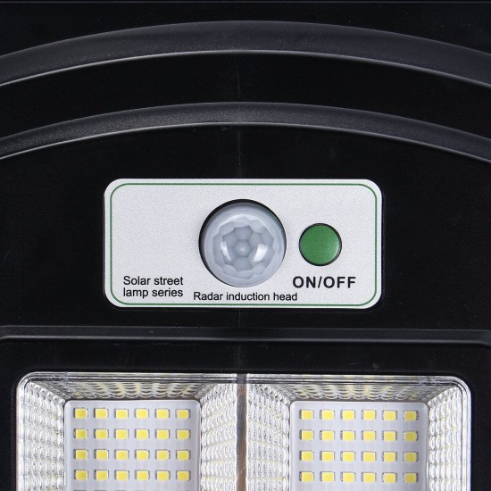 200W 400W 750W LED Solar Street Light Motion Sensor Radar Induction Wall Lamp + Remote Control