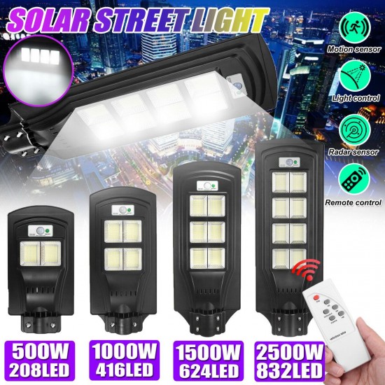 208/416/624/832 LED Solar Street Light PIR Motion Sensor Garden Lamp W/ Remote 208/416/624/832 LED Solar Street Light PIR Motion Sensor Garden Lamp W/ Remote