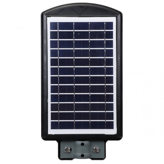 20W 40W 60W Solar Powered LED Wall Street Light Outdoor Lamp With Remote Control