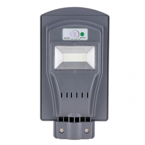 20W Solar Street Light Outdoor with PIR Motion Sensor, Waterproof LED Wall Lights Street Area Lighting Auto ON/OFF Courtyard Deck Night Lights