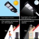 20W Waterproof Solar Street Light Outdoor without Mounting Pole,Light Control + Radar Sensor Solar Floodlight Security Wall Lamp 20W Waterproof Solar Street Light Outdoor without Mounting Pole,Light Control + Radar Sensor Solar Floodlight Security Wall Lamp