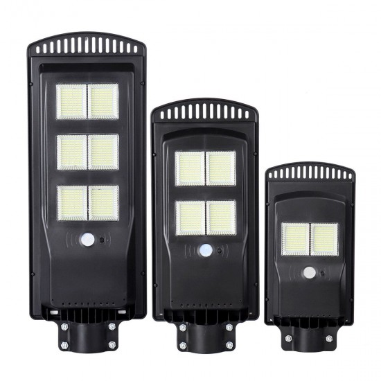 286/572/858LED Solar Street Light Radar Motion Sensor Outdoor Wall Lamp with Timing Function + Remote Control