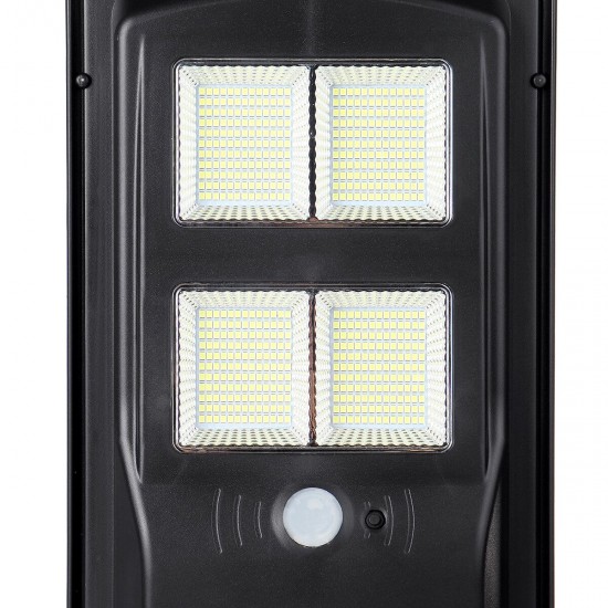 286/572/858LED Solar Street Light Radar Motion Sensor Outdoor Wall Lamp with Timing Function + Remote Control