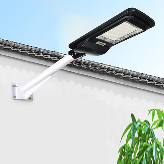 300LED Solar Street Light PIR Motion Sensor Garden Yard Wall Lamp+Remote