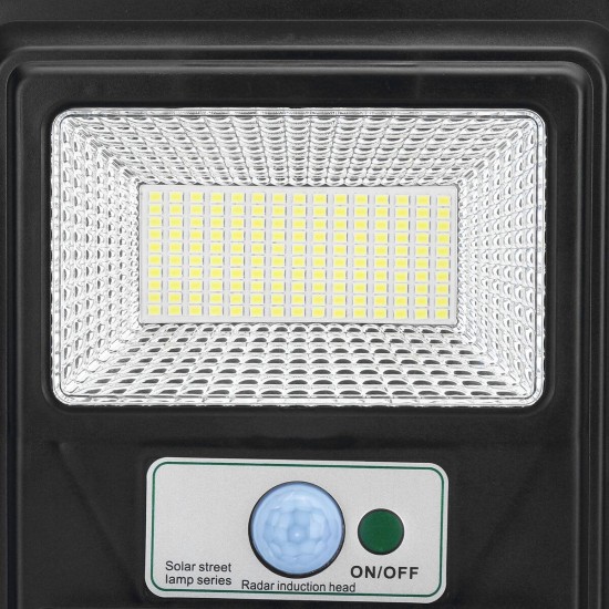 300W-1200W LED Solar Street Light Road Garden Waterproof Wall Lamp with Remote Control